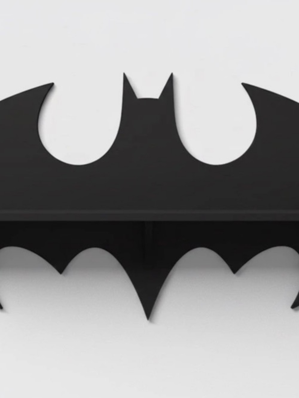 Batman Wall Display Shelf in Black Like New